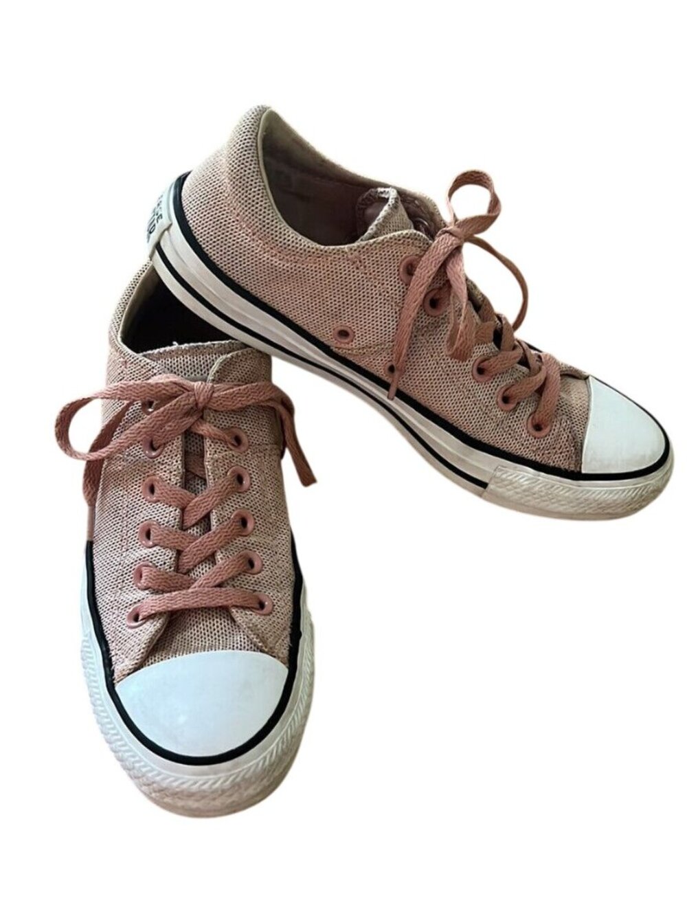 Pink CONVERSE ALL STAR Madison Low Lace Up Shoes Womens Size 8 Casual Sneakers